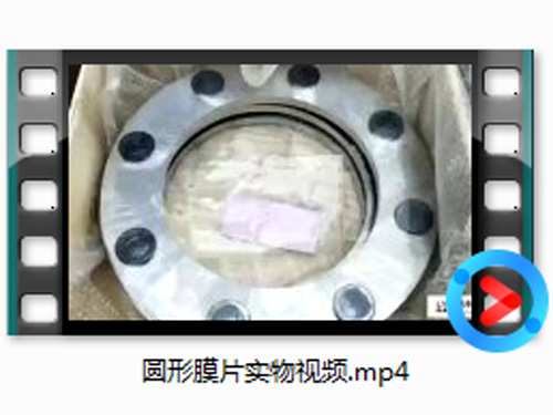 圆形膜片实物视频